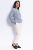 Sweater with a thick knit F772 color Grey