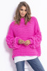 Sweter CHUNKY KNIT F810 Kolor SweetPink