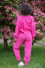 Knitted summer set long pants, buttoned cardigan, and top with pattern F1245