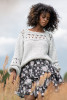 Sweater Chunky Knit F1260 color Grey