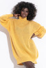 Mohair dress F1351 color yellowceylon