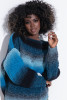 Wool multicolored sweater with a neckline F1360 color STORMSEA