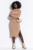 Wool dress with a fitted cut F1366