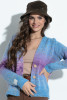 Colorful Merino Wool Buttoned Cardigan F1374