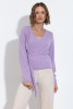 Cashmere tied sweater F1520 color MISTYLILAC