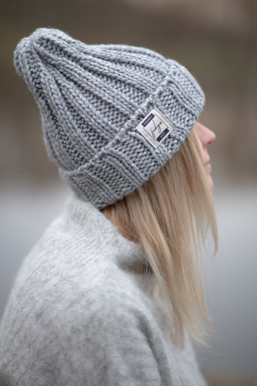 Chunky knit warm hat F1514