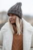 Chunky knit warm hat F1522