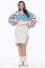 Sweater with jacquard pattern and skirt - set F1547