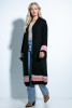 Long cardigan F1707 color Black