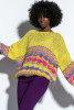 Kolorowy sweter F1820 color Yellow