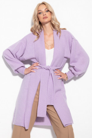 Cashmere sweater F1120 purple