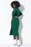 Wool dress with a fitted cut F1366 green