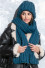 Chunky knit hat F1536 princesblue