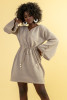 Boho style wrap dresses F1647 beige